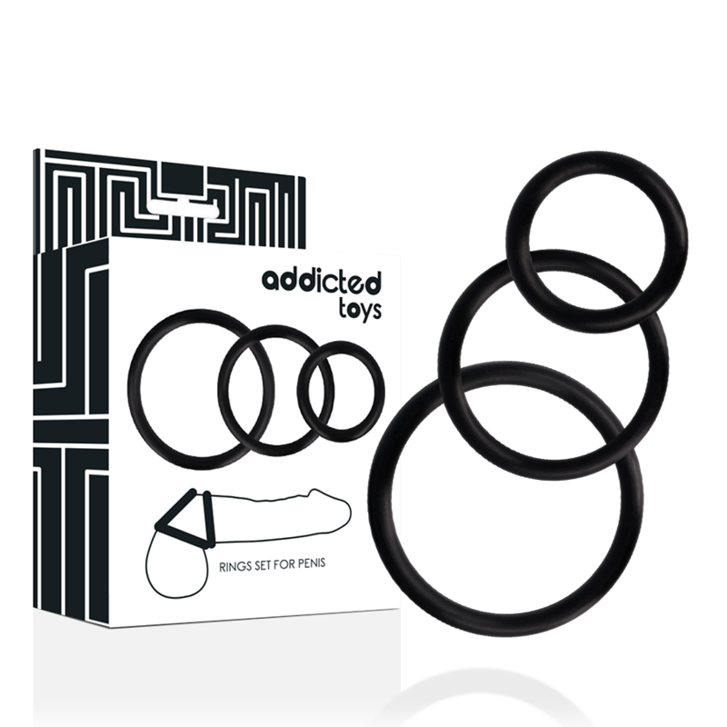 Addicted Toys - Ensemble Danneau Pour Pénis Noir